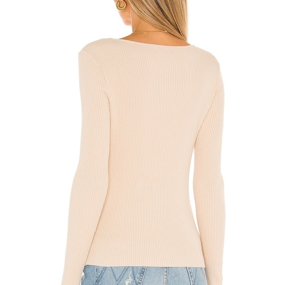 Lovers and Friends Darren Sweater in Ivory Small - Picture 3 of 6